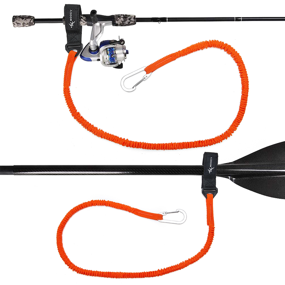 Fishing Kayak Paddle Leash - 4 قطع حبل تثبيت لعصا الصيد