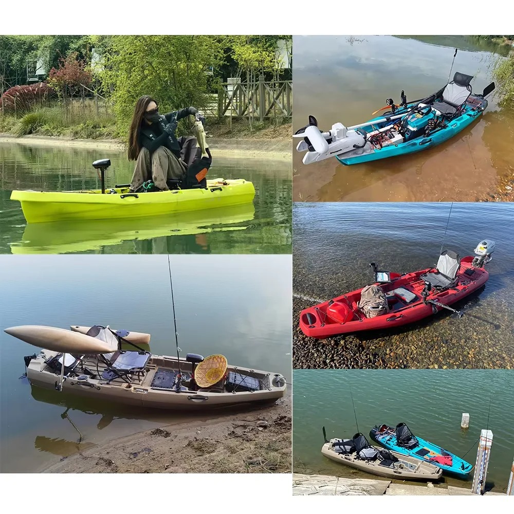 قارب كاياك مصنوع من مادة LLDPE - مراجعة Fishing Kayak Pedal Drive وسعره